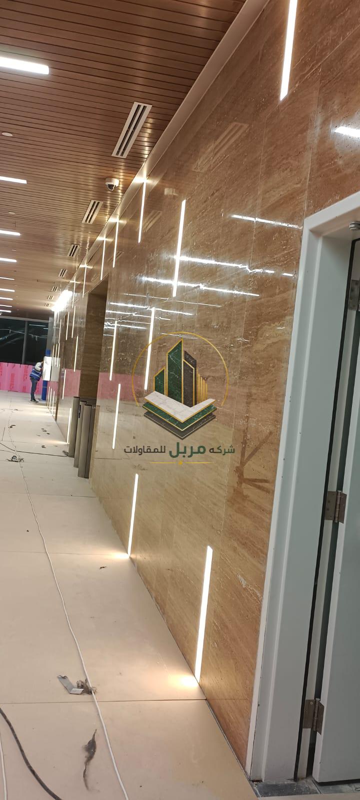 جلي رخام وسط الرياض - تنفيذ المعالجة المناسبة